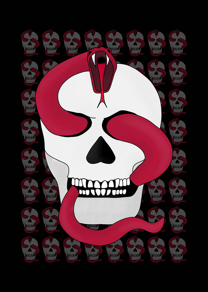 Red Serpent and the Skull