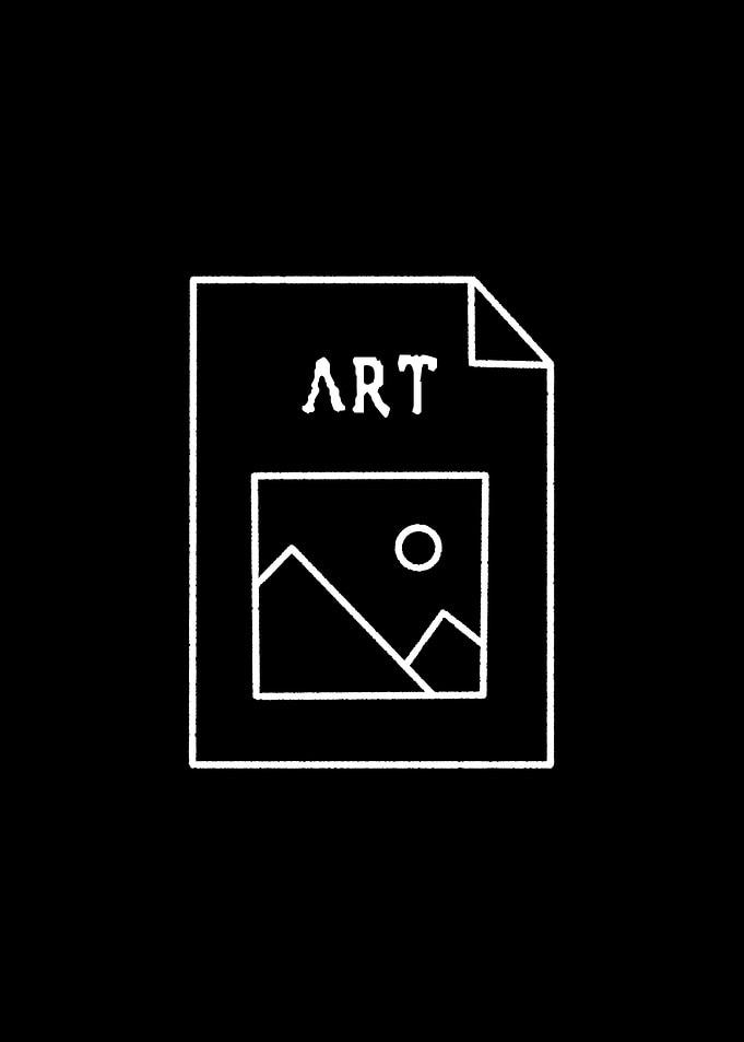 Art line black white