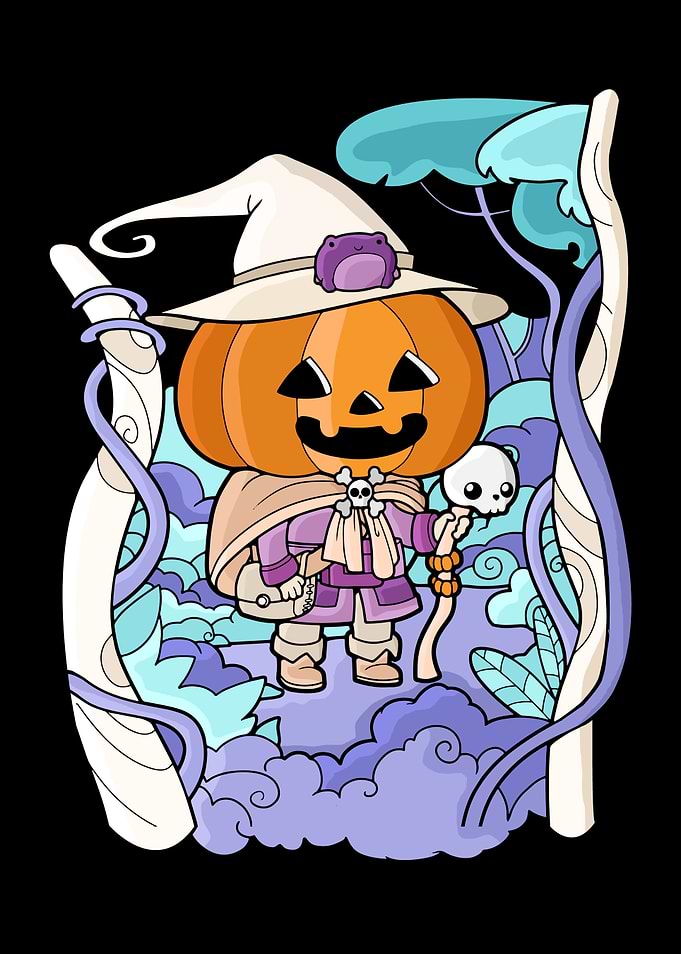 Creepy Halloween Pumpkin