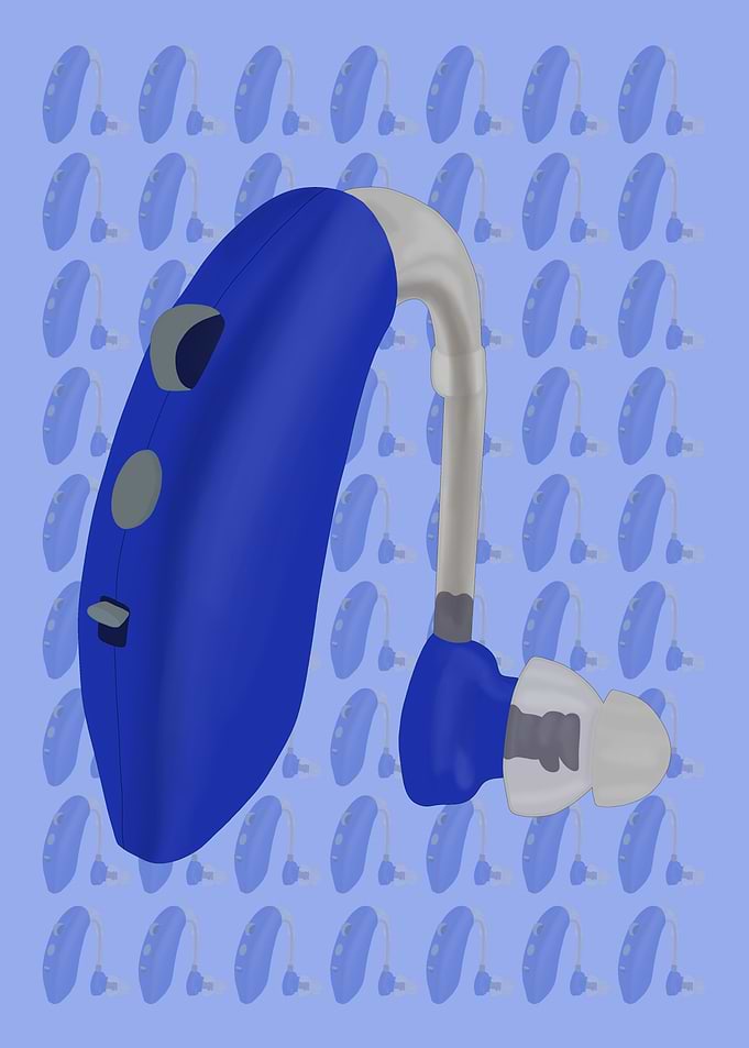 A Blue Hearing Aid