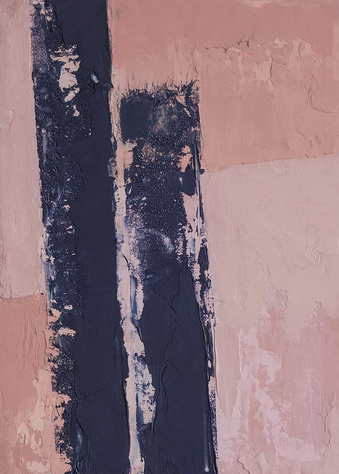blue pink art