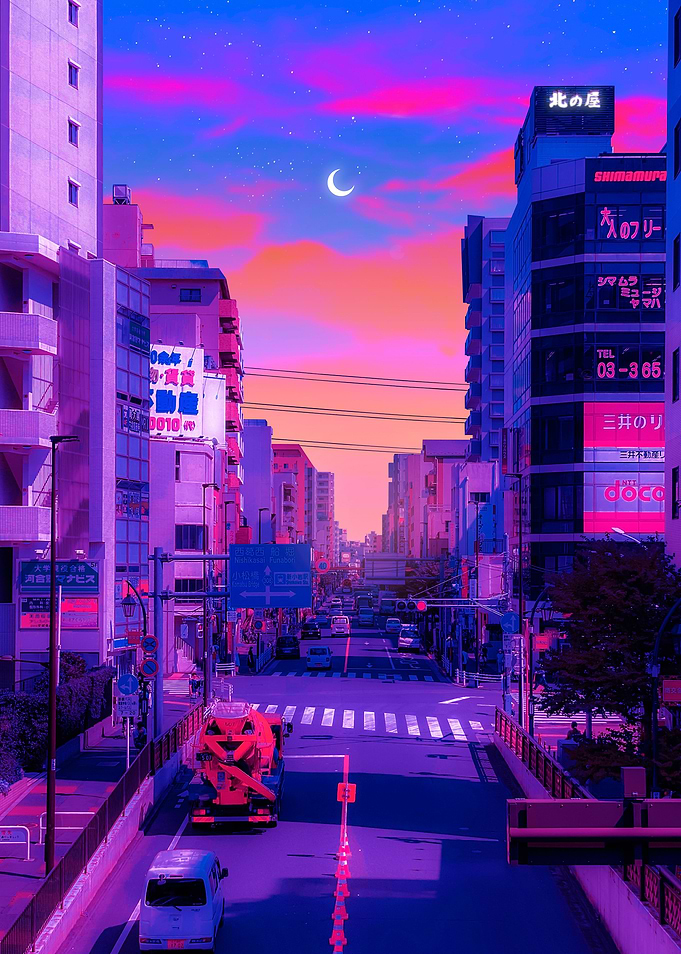 Japan moon