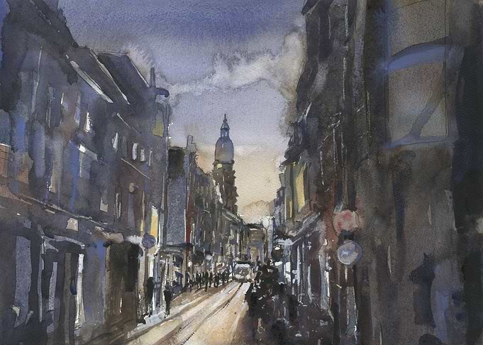 Amsterdam night street