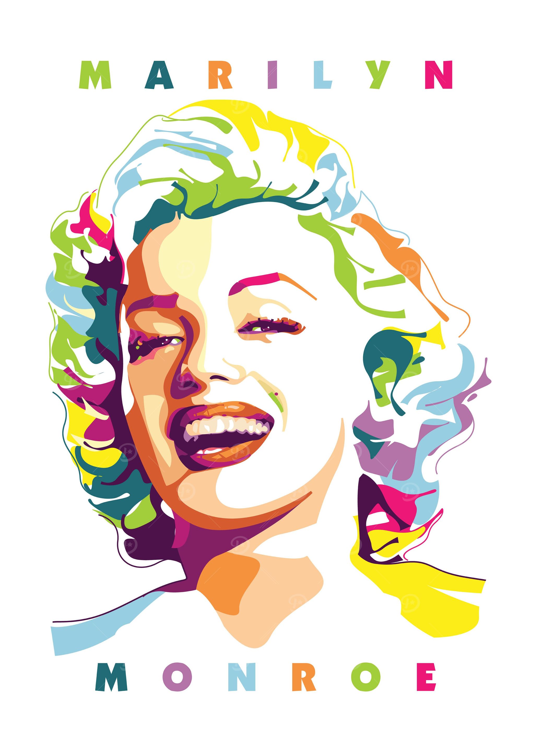 colorful WPAP