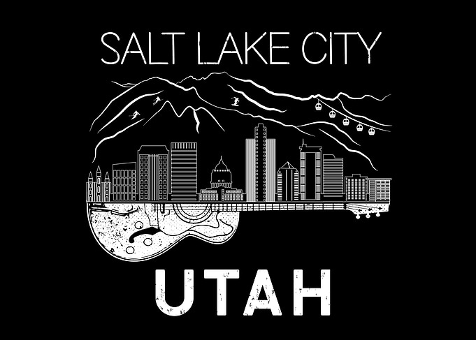 Salt Lake City Gift Guitar