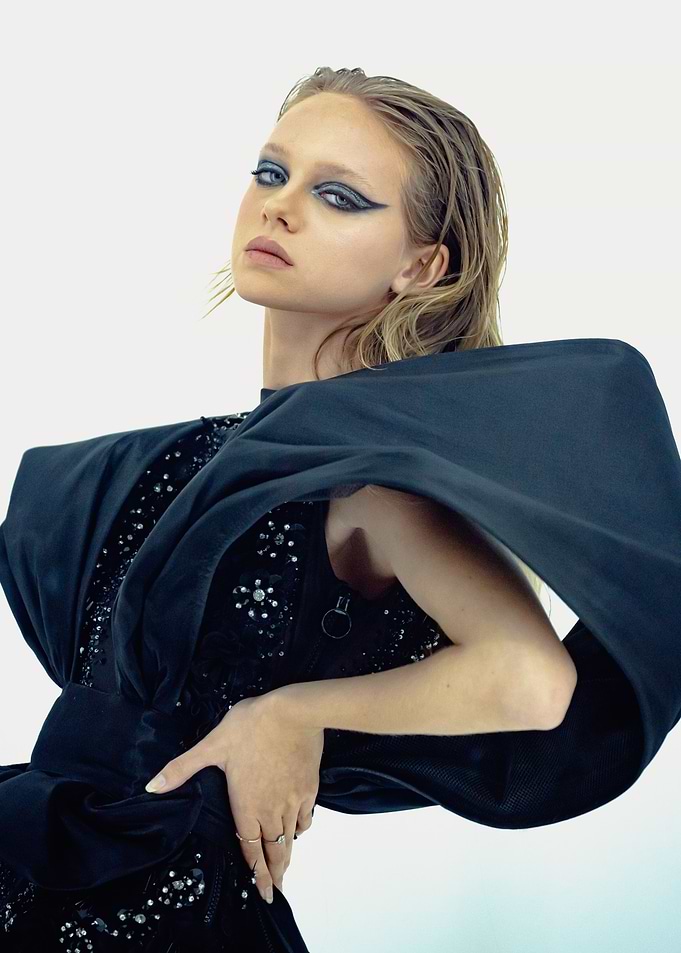 Model in Black