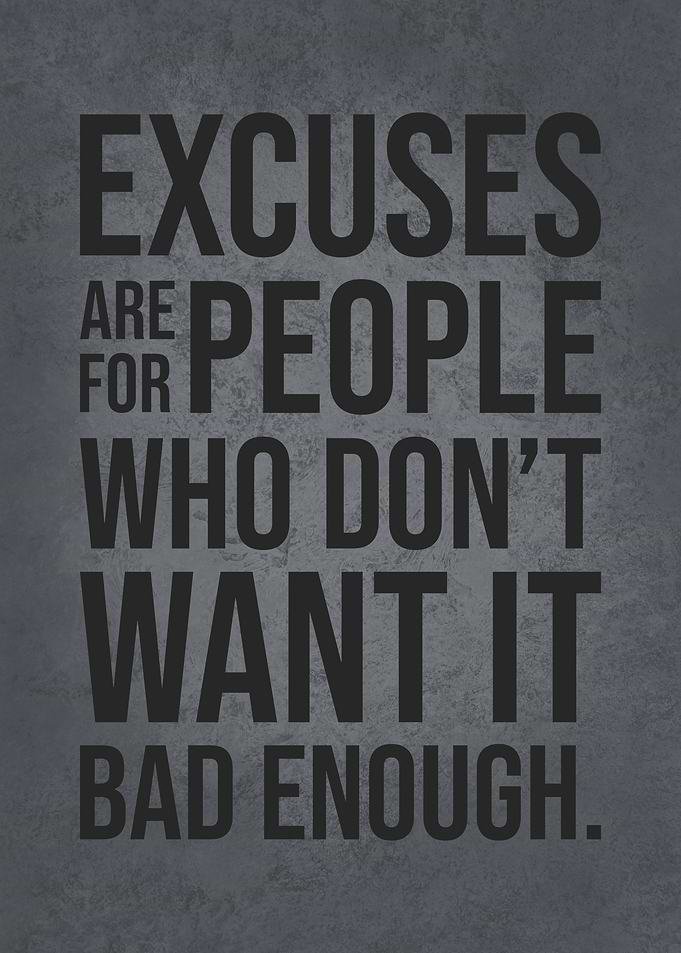 No Excuses