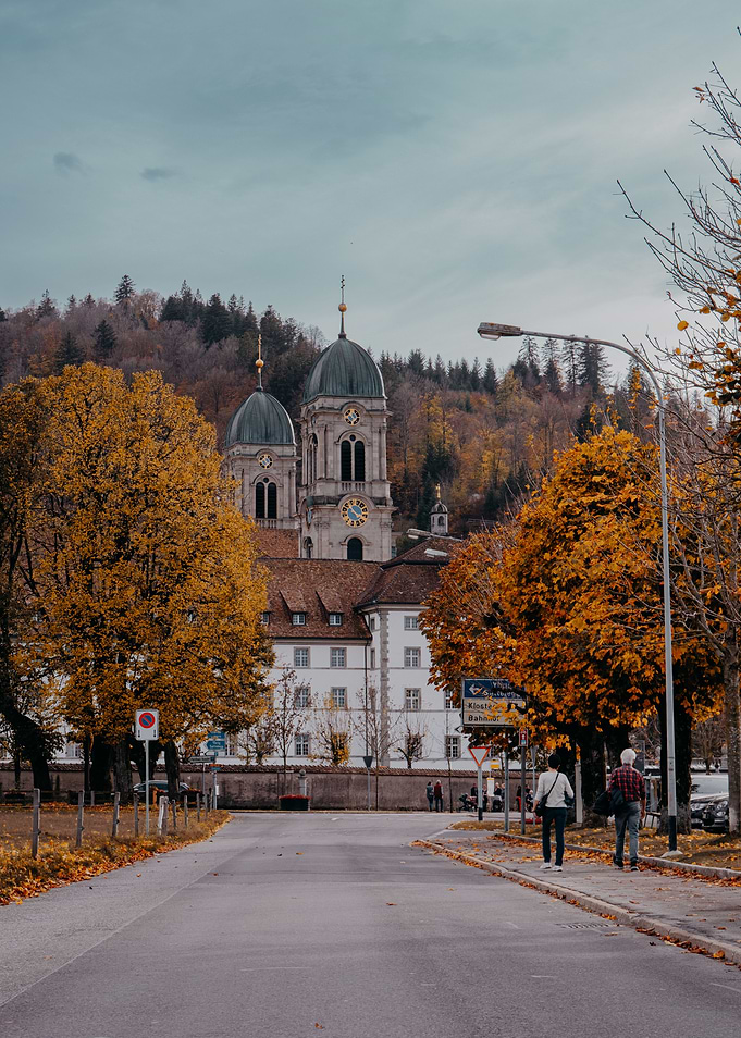 Autumn Abbey Einsiedeln