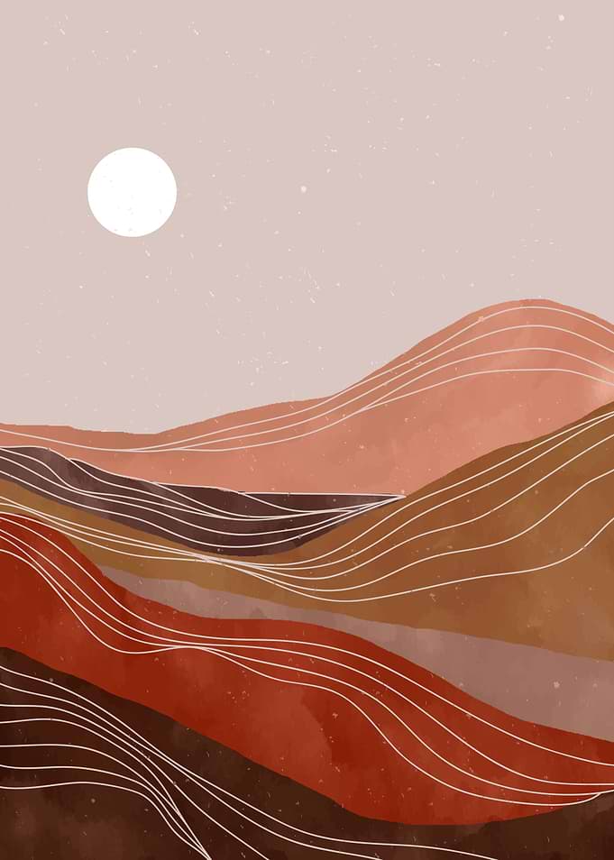 Natural abstract mountain