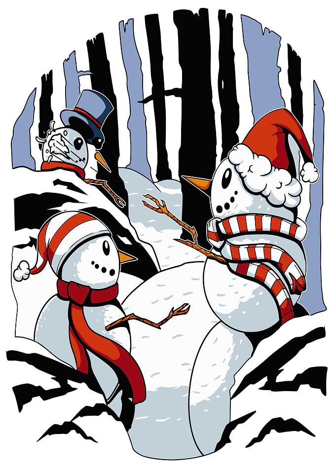 Snowman Winter Christmas