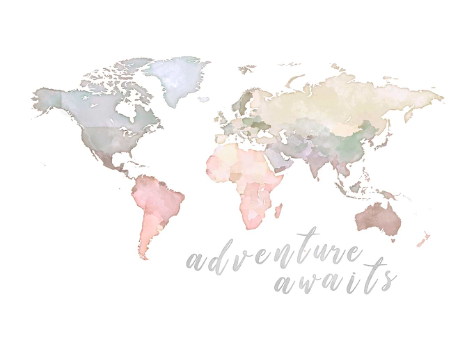 Adventure Awaits World Map