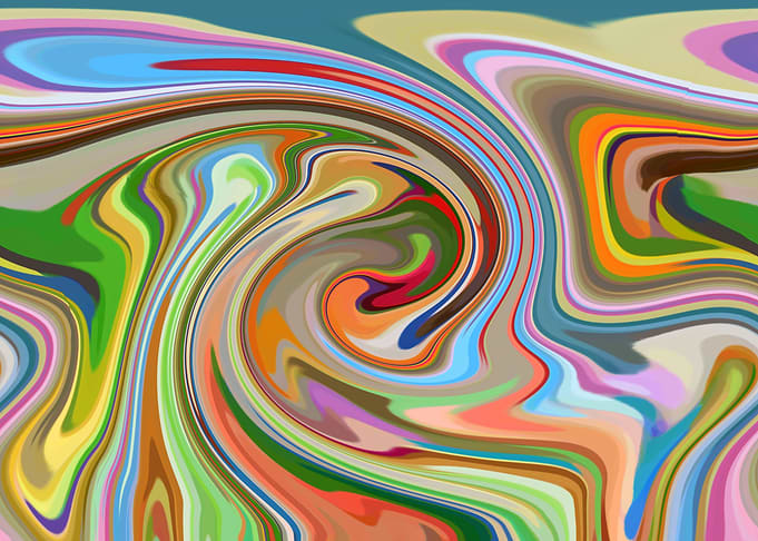 Abstract Alien Art Cute12