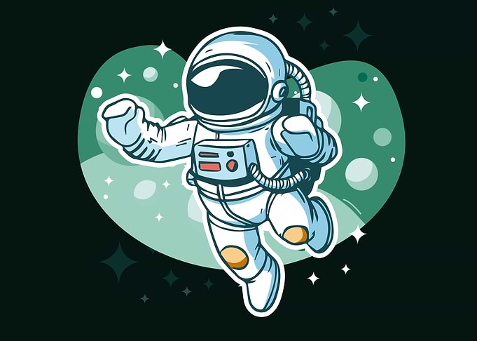 ASTRONAUT IN SPACE