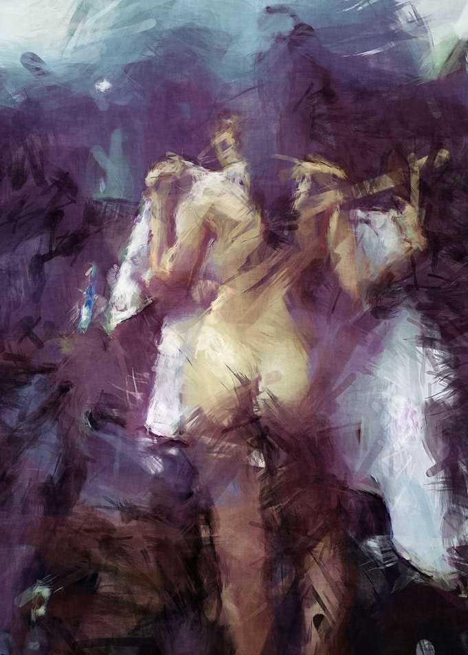 Nude Woman Abstract