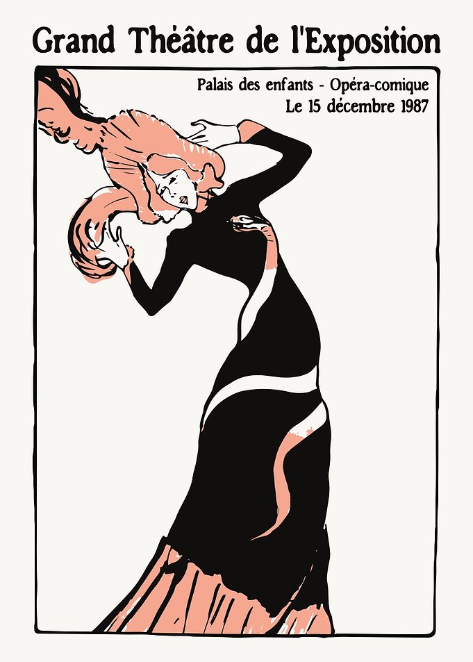 Art Nouveau Ballet Poster