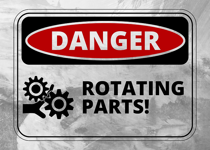 danger rotating path