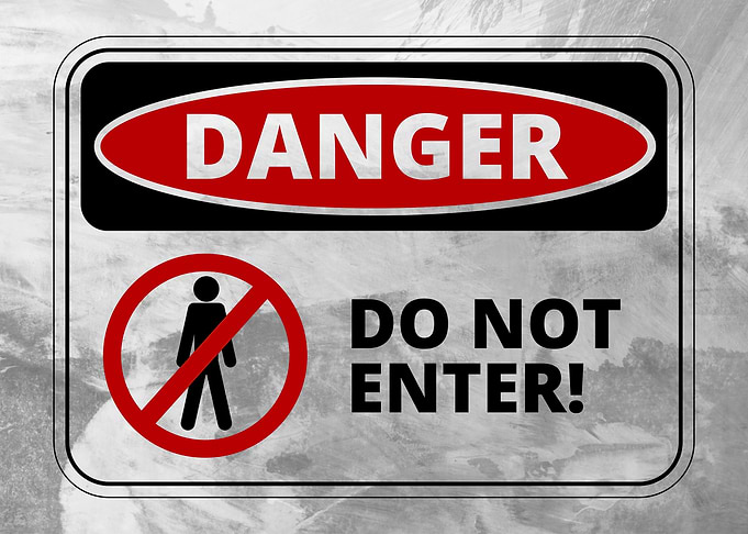 danger do not enter