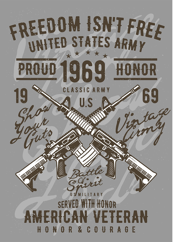 Army gun vintage