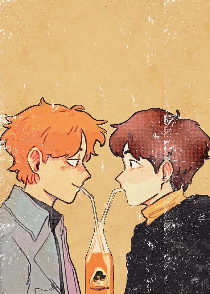 Two Boys With Soda