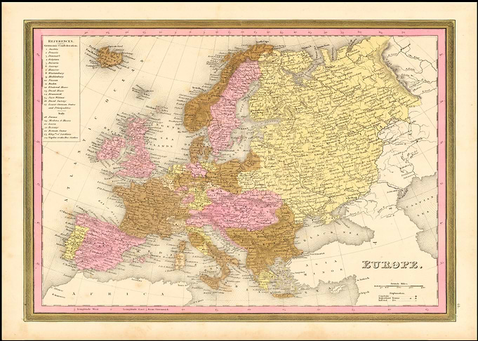 Europe Old Map