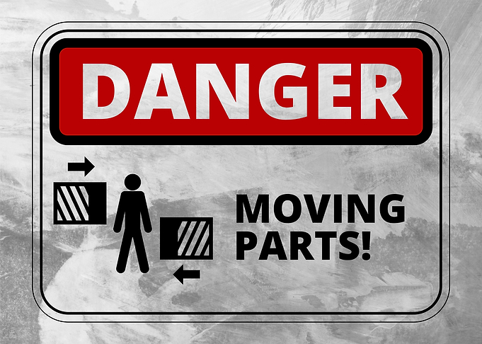danger moving part