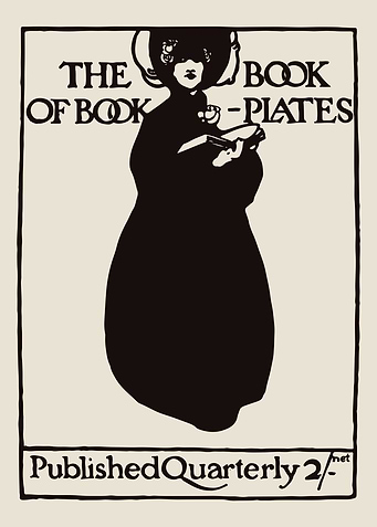 Art Nouveau Book Poster
