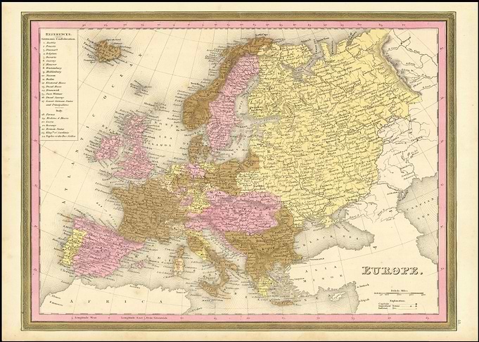 Europe Old Map