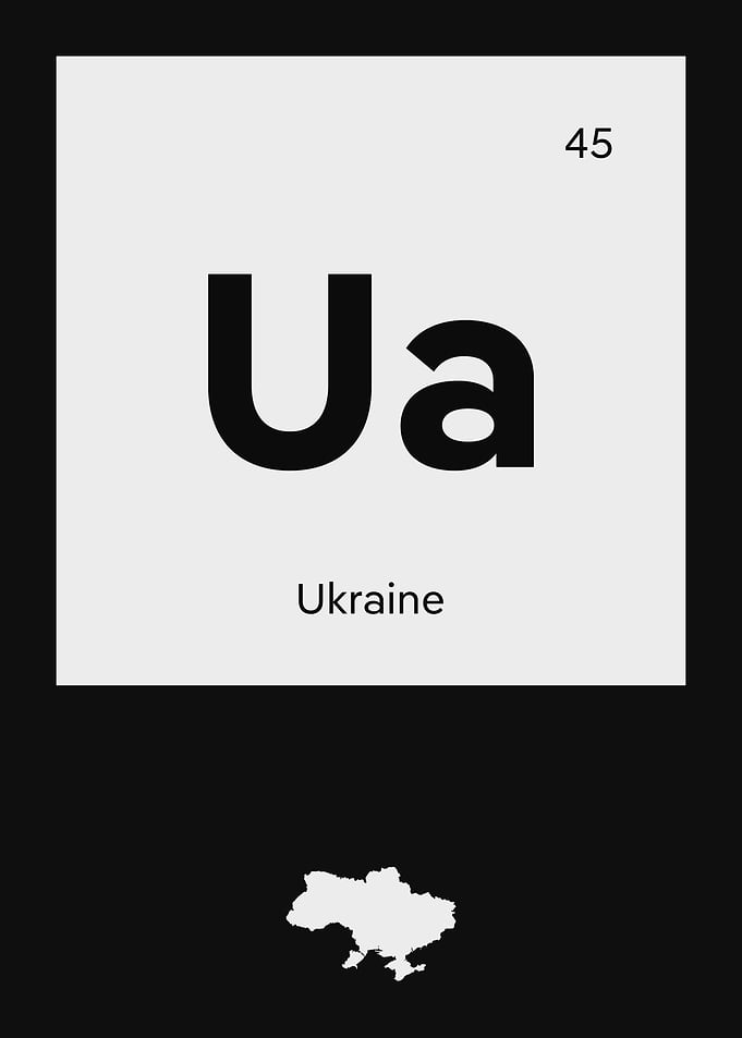 Ukraine Country Map