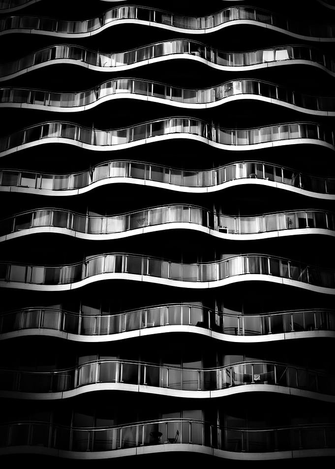 Wavy balconies