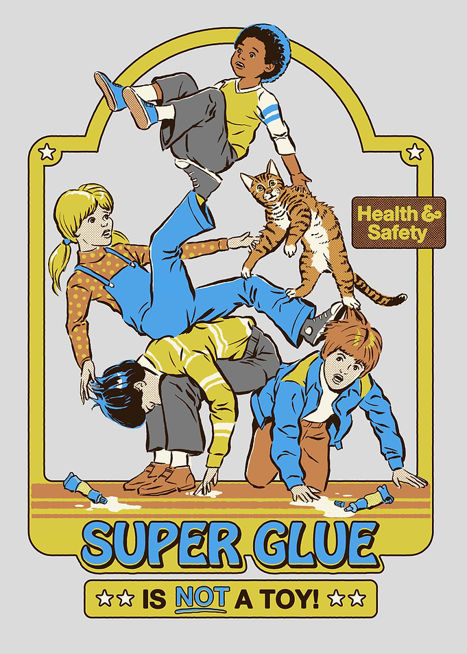Superglue is not a toy