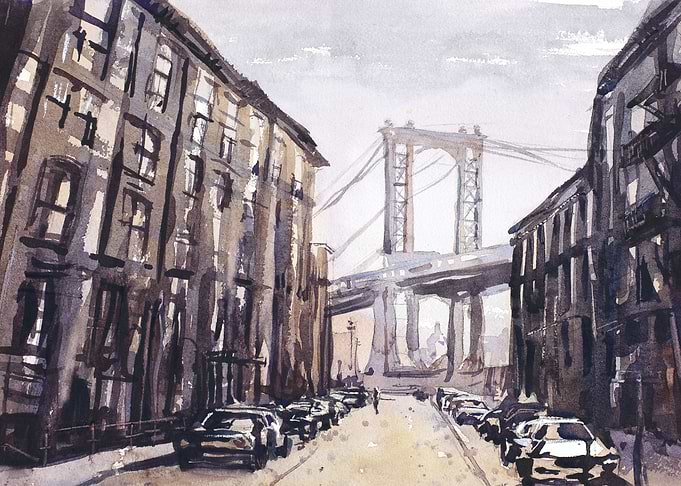 DUMBO NYC skyline