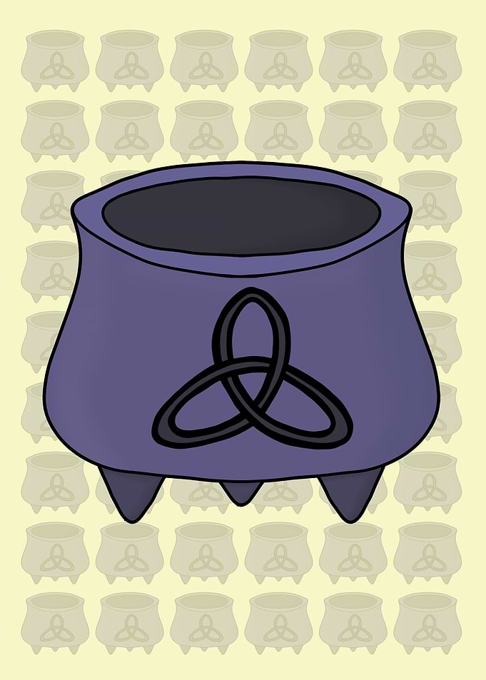 Triquetra Trinity Cauldron