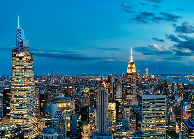 New York At Dusk