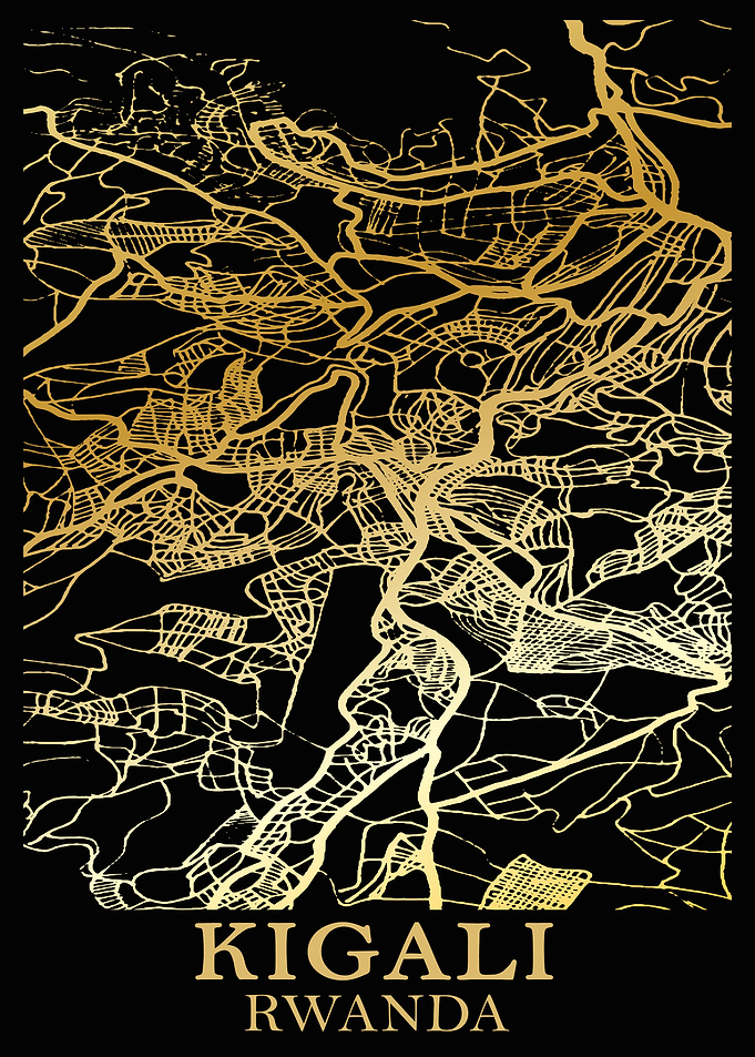 Kigali Rwanda City Map