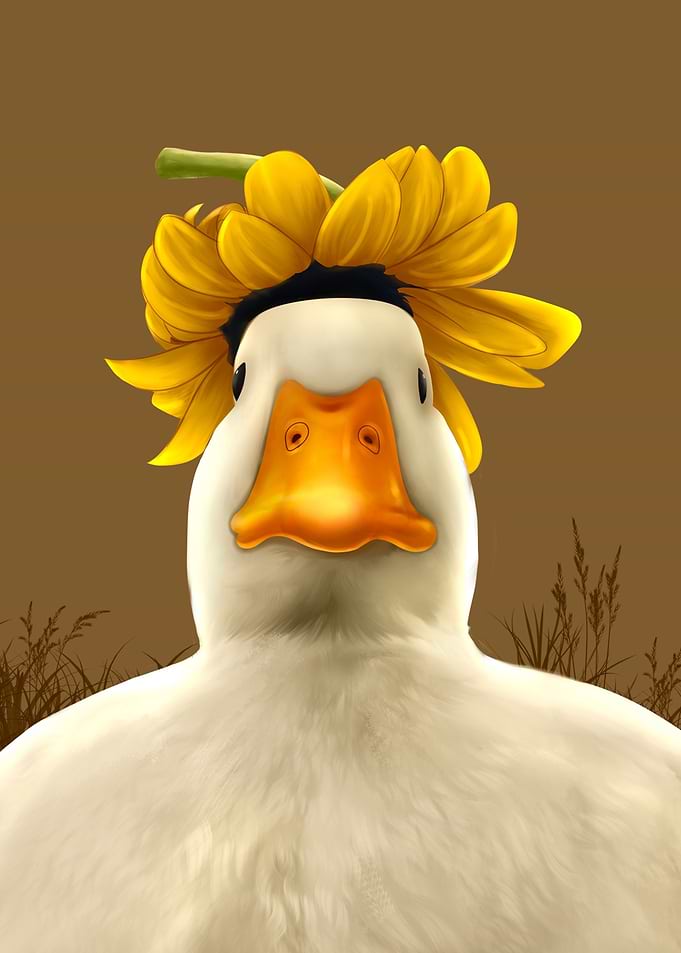 duck painting