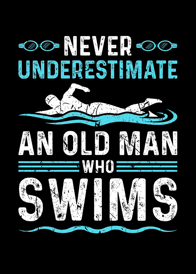 Swimmer Man Swimming Gift