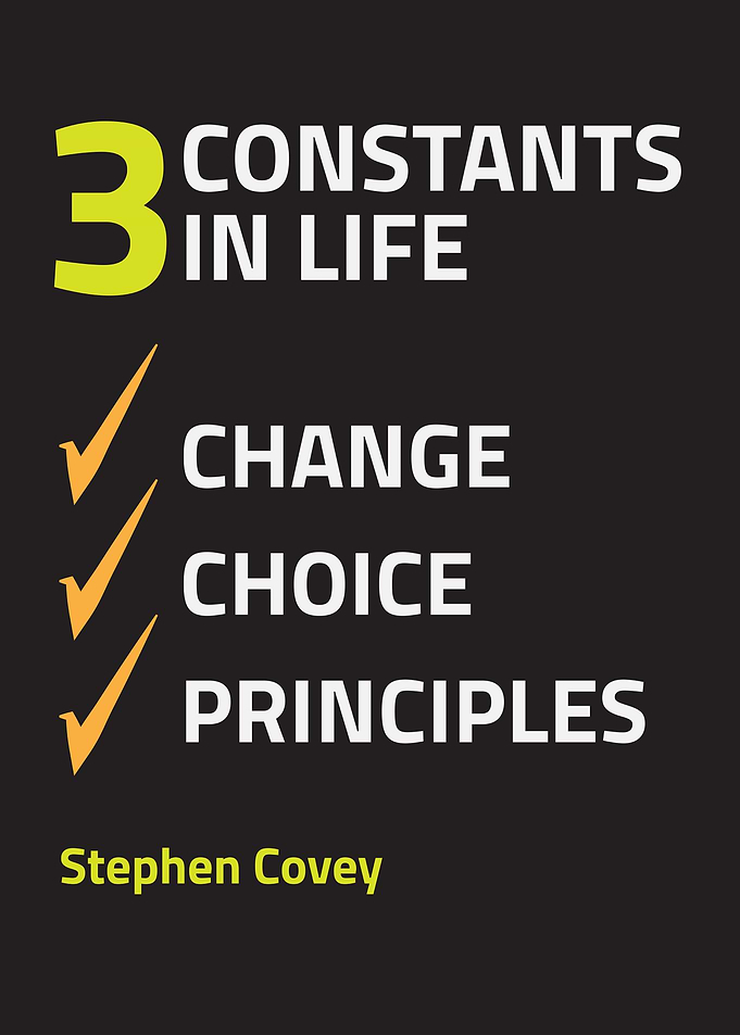3 Constant in Life