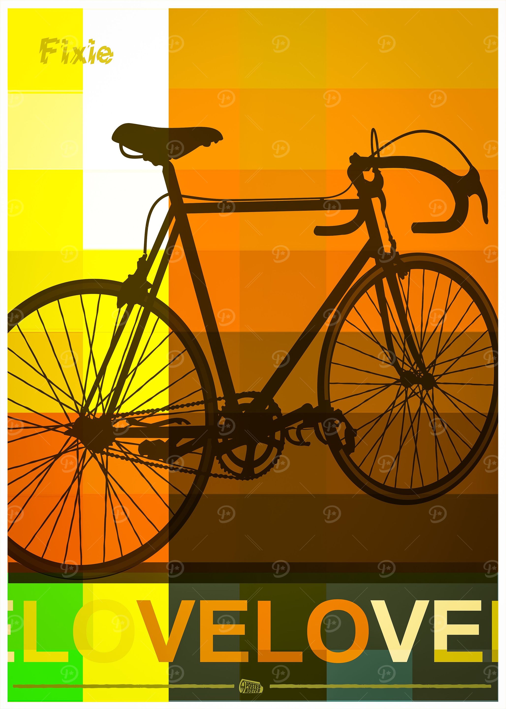 Love fixed gear bicycle