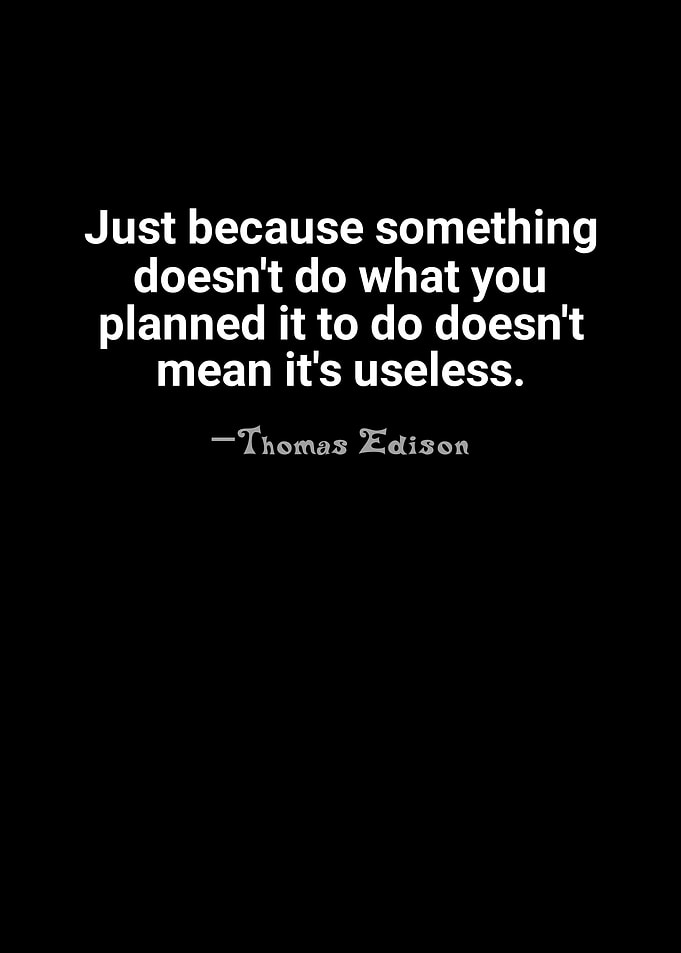 Thomas Edison quote