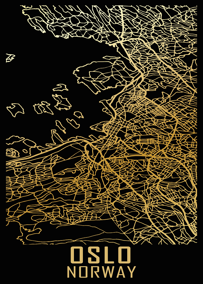 Oslo Norway City Map