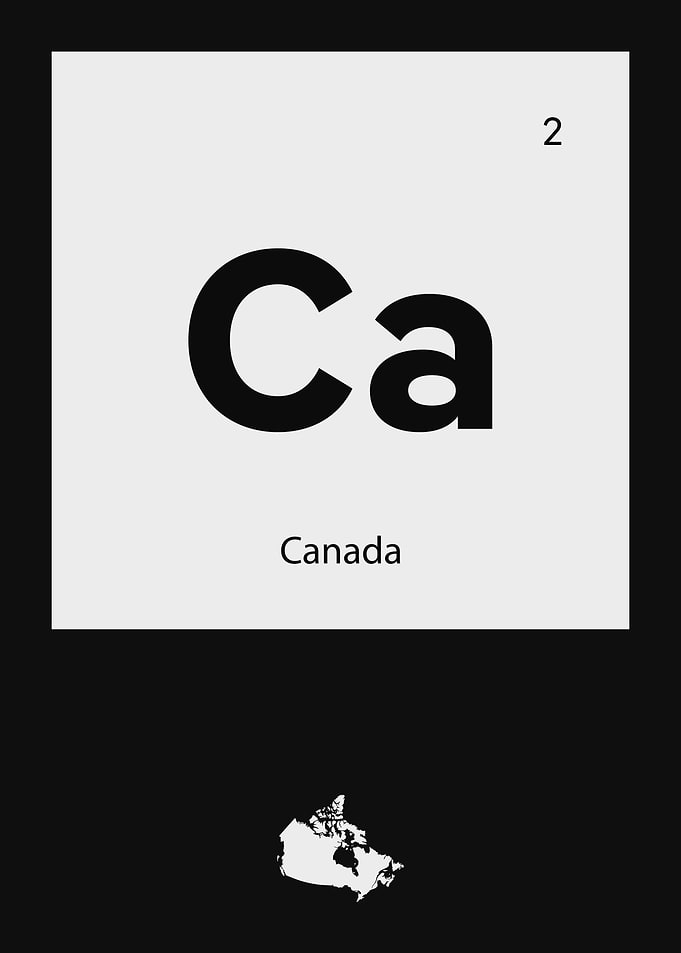 Canada Country Map