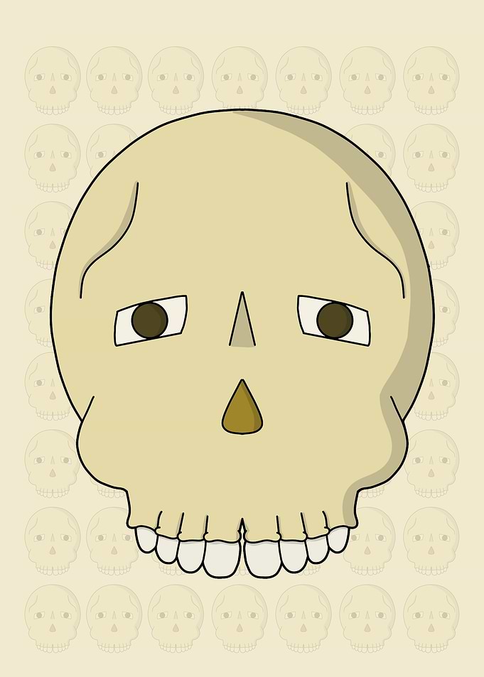 Skull looking at you