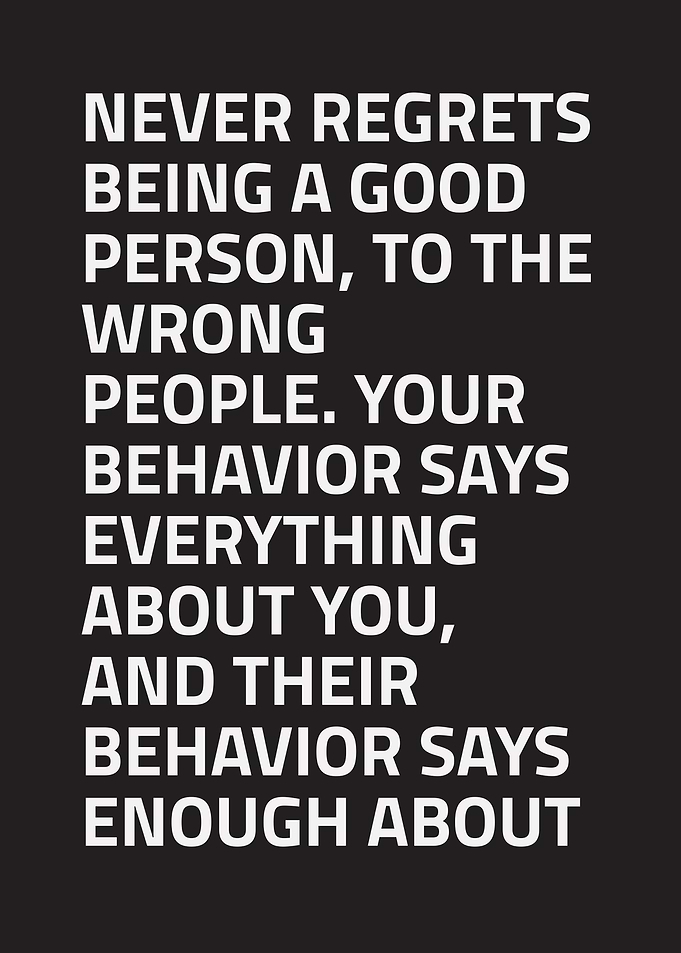 Being a Good Person