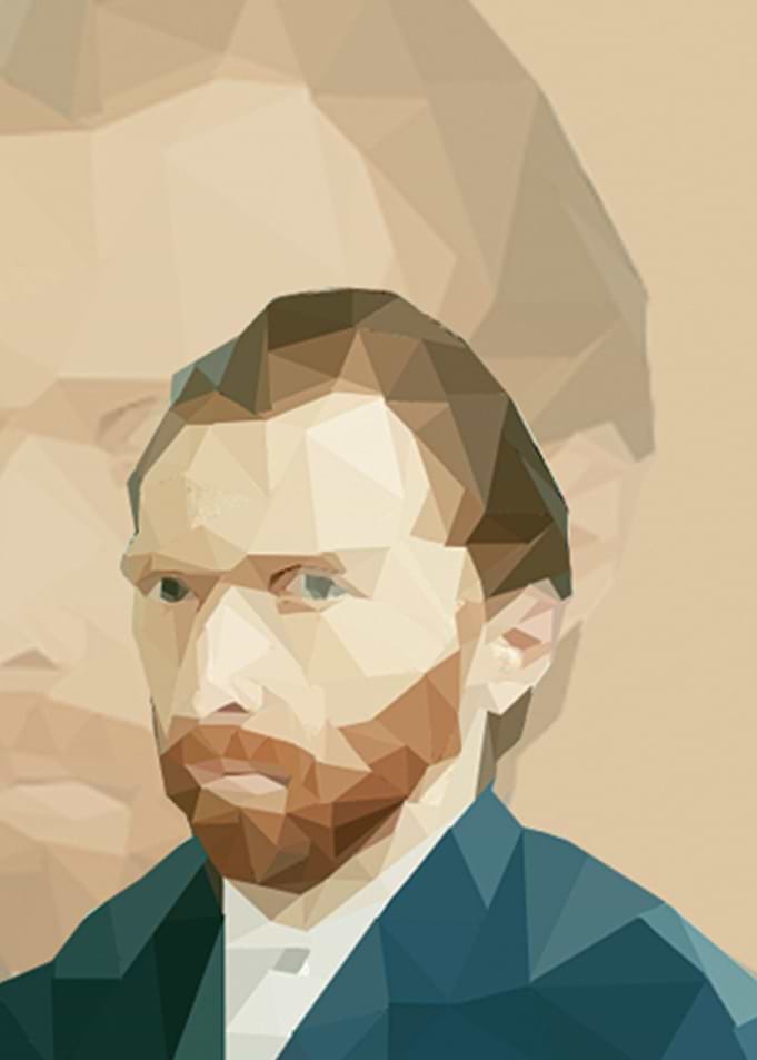 Van Gogh lowpoly