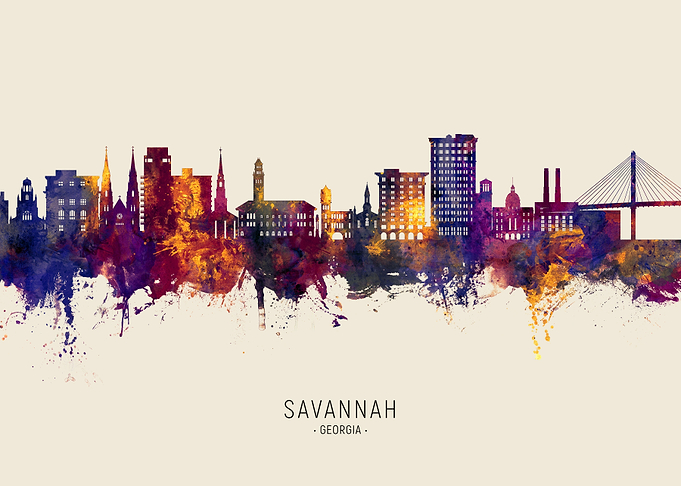 Savannah Skyline Georgia