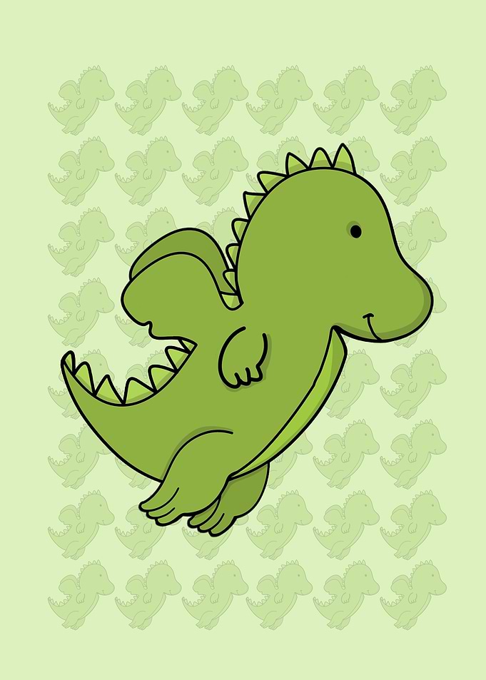 A cute dragon