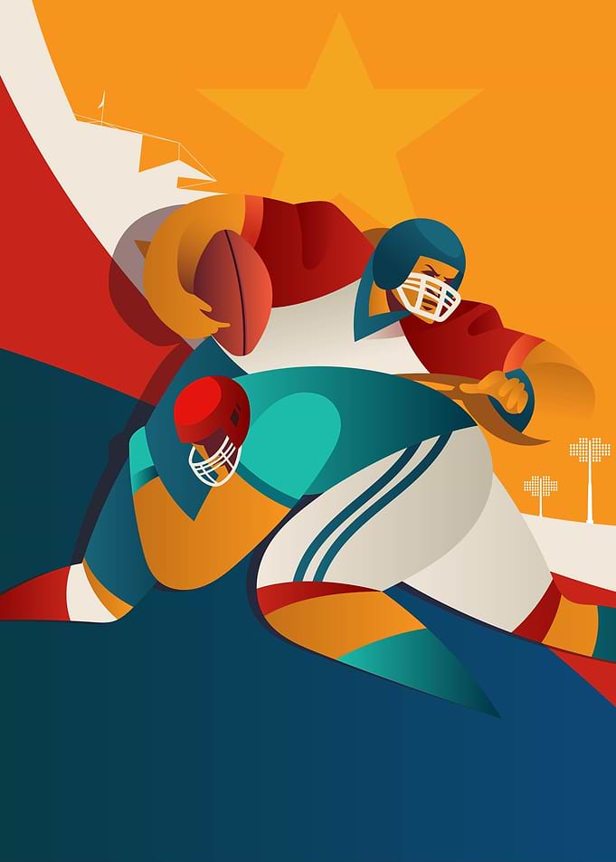 illustration football