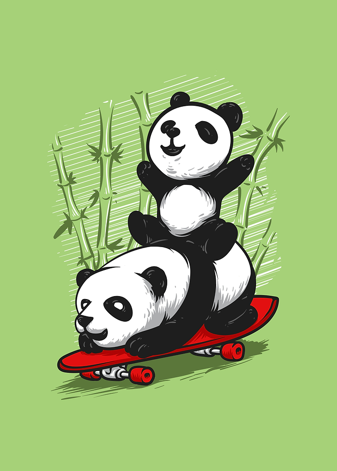 Funny panda
