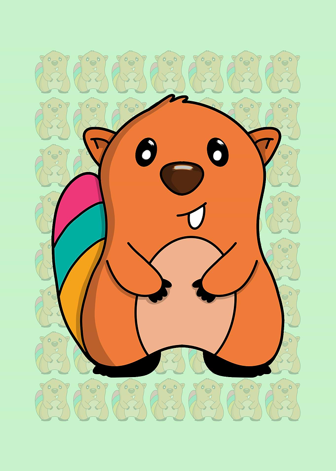 Colorful Squirrel