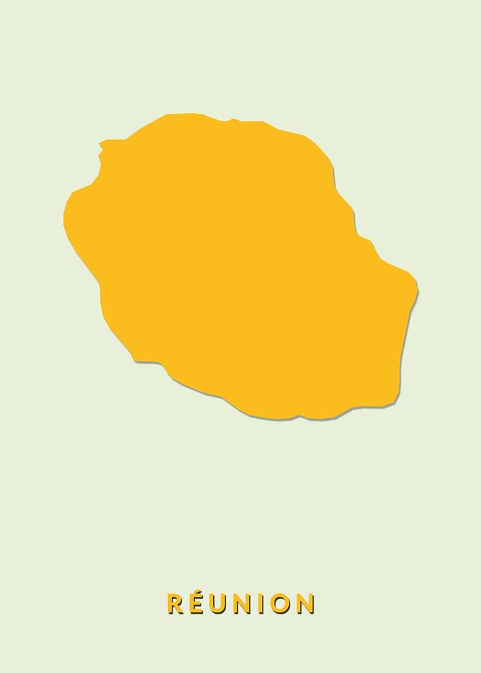 Reunion Island Map